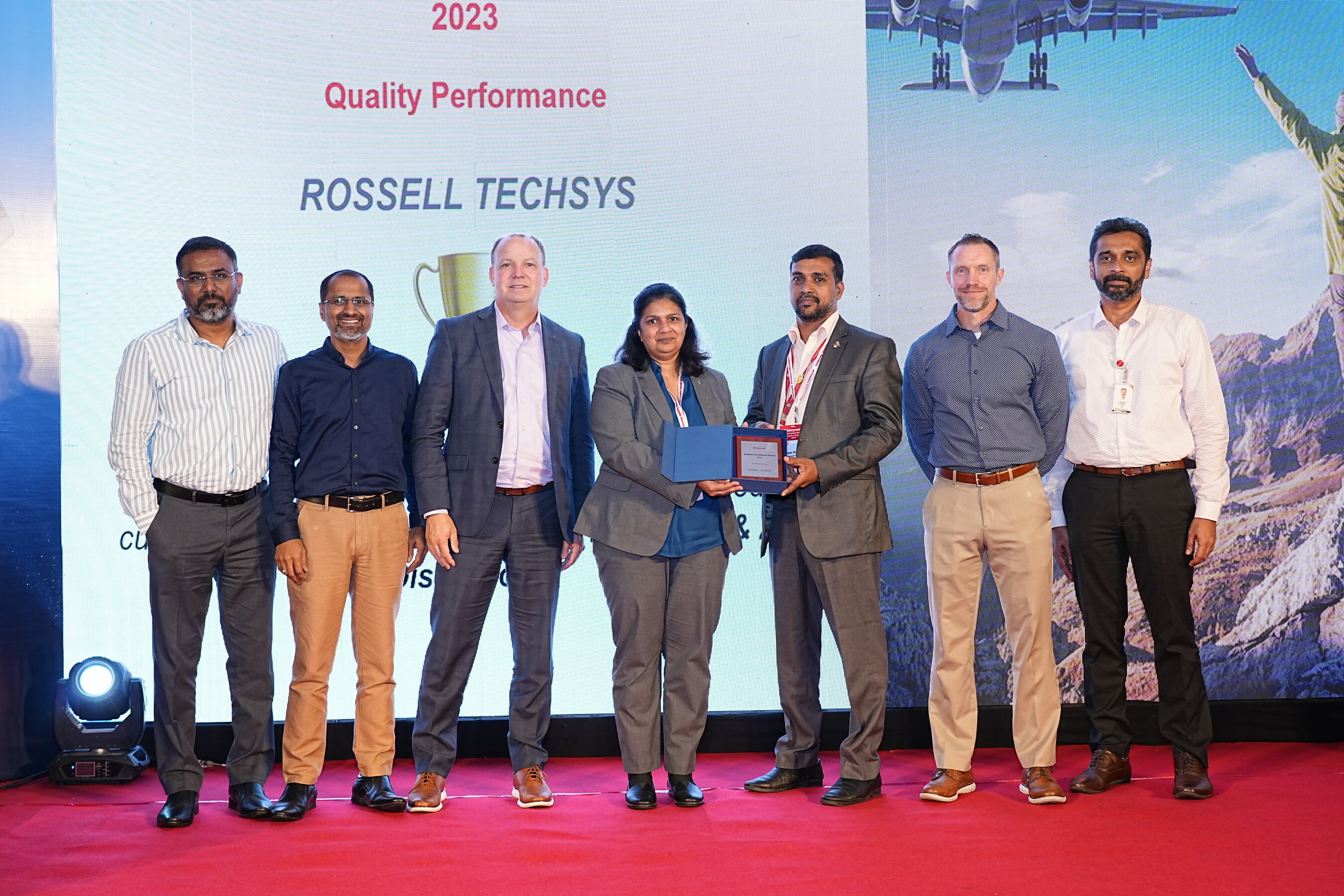 Rossell Techsys Receives Honeywell Supplier Excellence Award