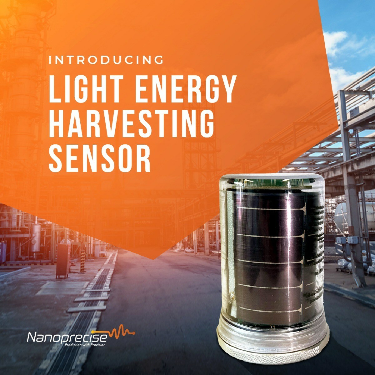 Nanoprecise Announces World's First Light Energy Harvesting Predictive Maintenance Sensor