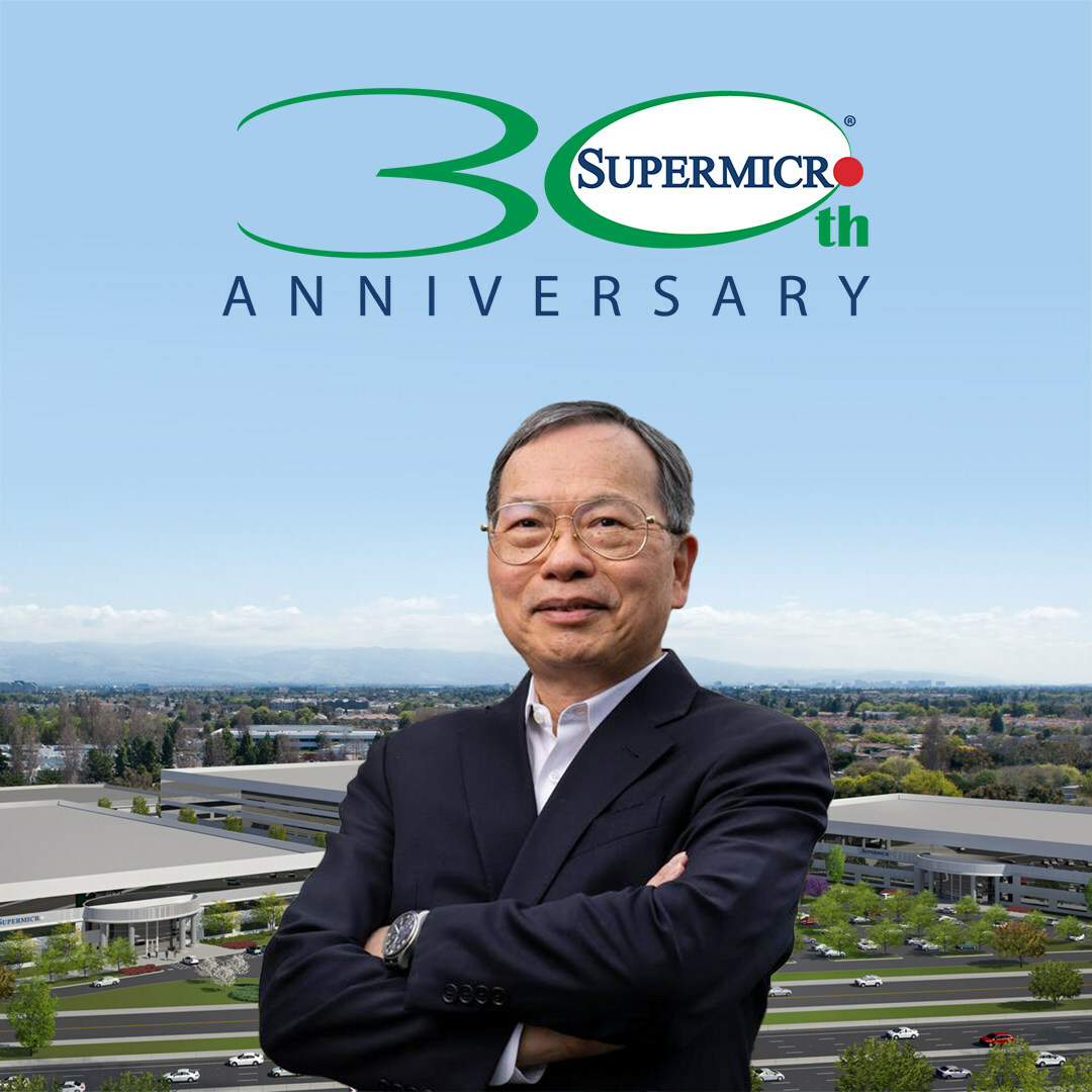 Supermicro Celebrates 30th Anniversary of Growth, Innovation, AI and Green Computing