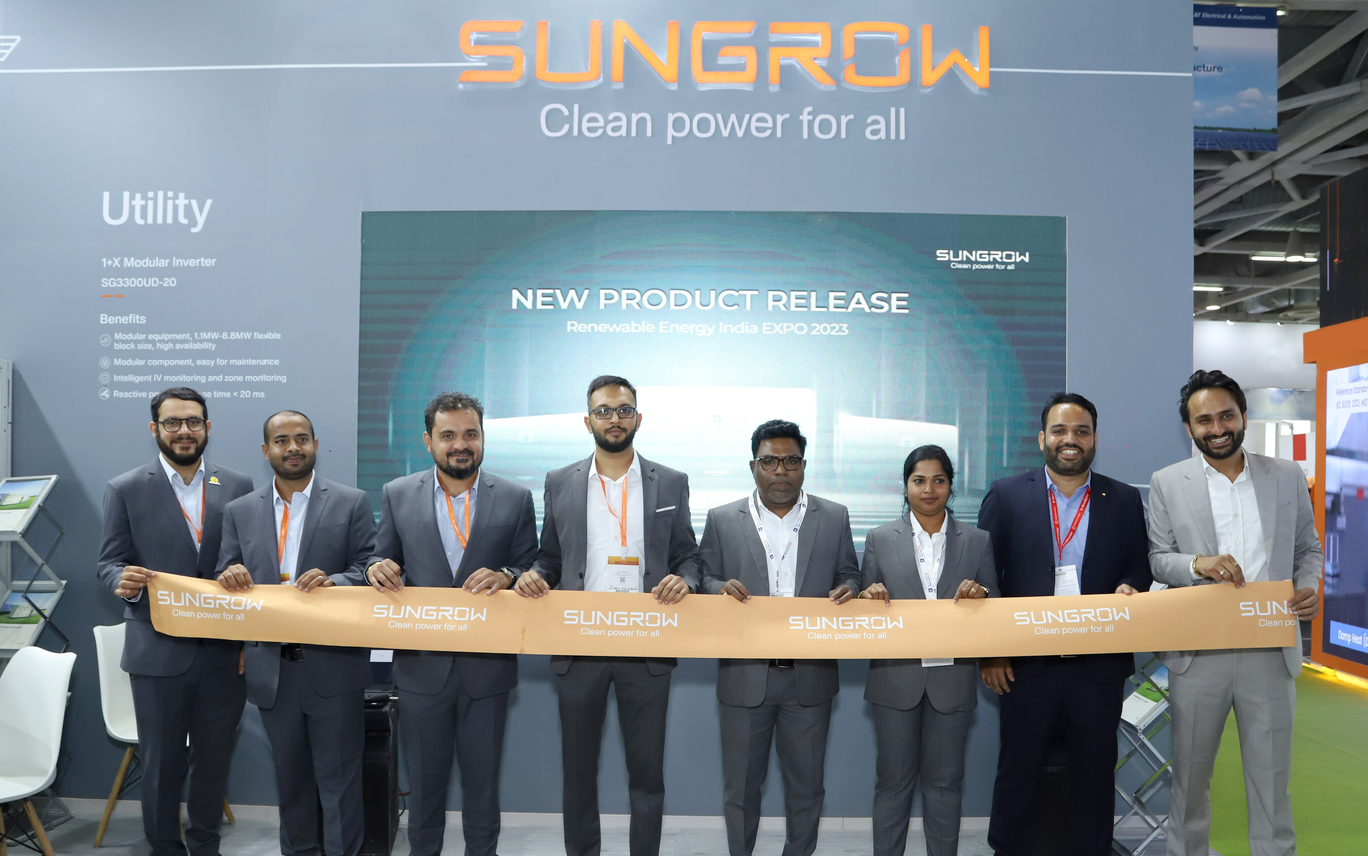 Sungrow Releases New Residential PV Inverter SG5.0RS-L to India Market at REI 2023