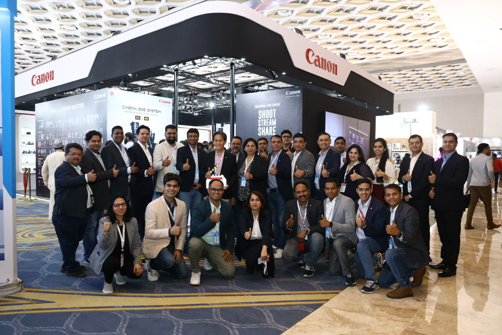 Canon unveils its latest range of innovative technology for cinematography and broadcasting industry at the Broadcast India Show 2023