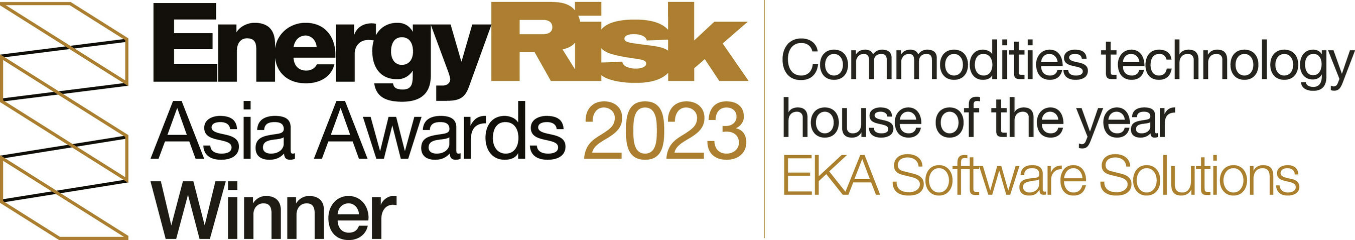 Eka wins the accolade of 'Commodities Technology House of the Year' by Energy Risk Asia Awards 2023