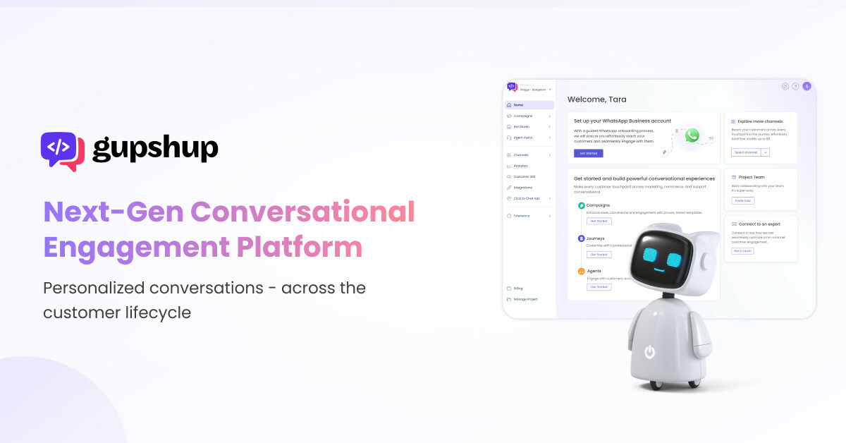 Gupshup.io Announces the Next Generation of Conversational Engagement Platform with Advanced Personalization and AI-Powered Interactive Campaigns