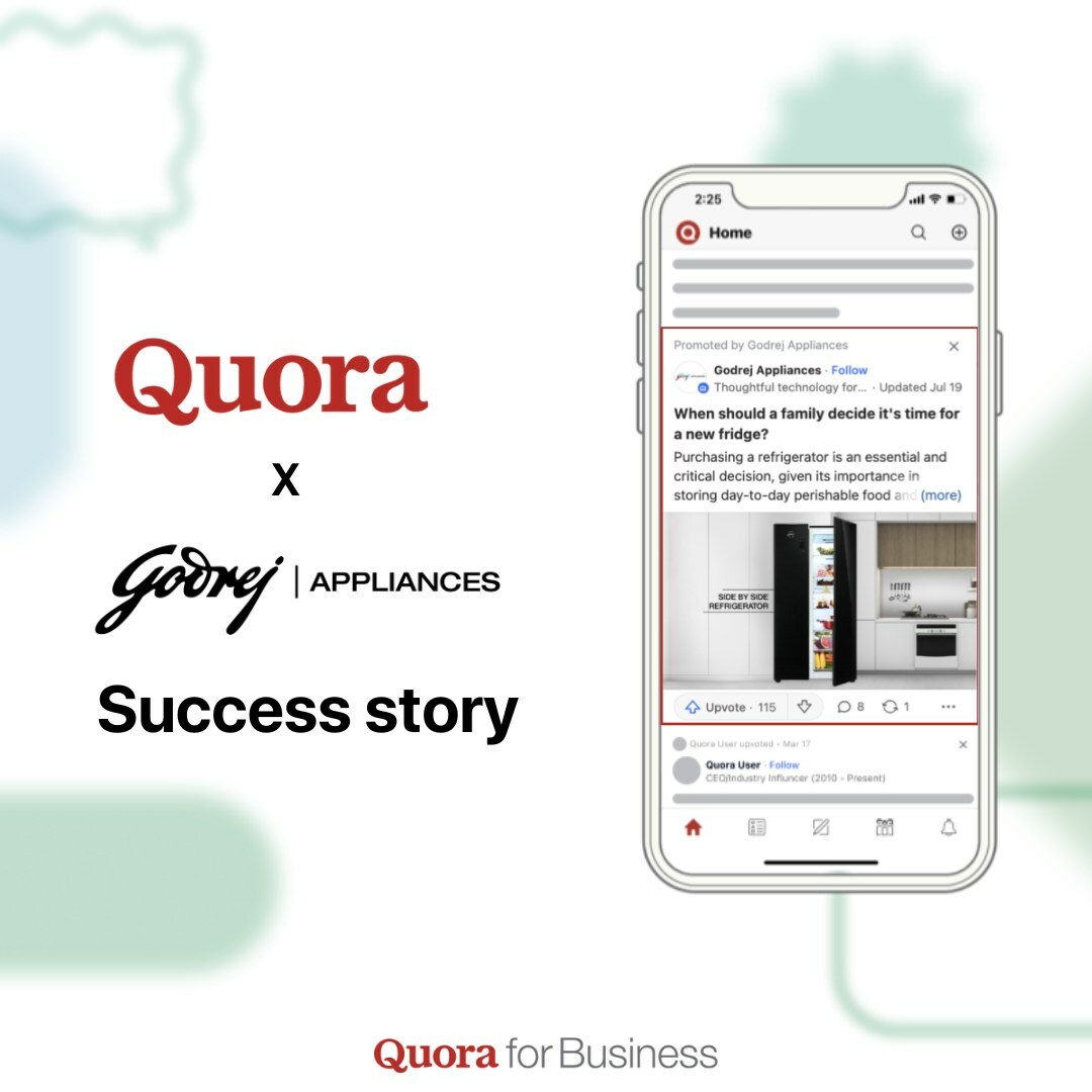 Quora's Aspirational Influence: A Success Story with Godrej Appliances