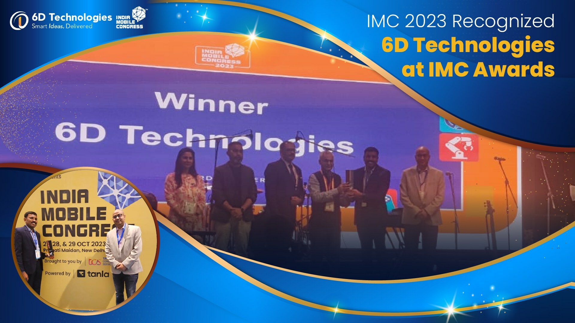 6D Technologies Receives 'Best Enterprise Digital Transformation of the Year' Award at IMC 2023