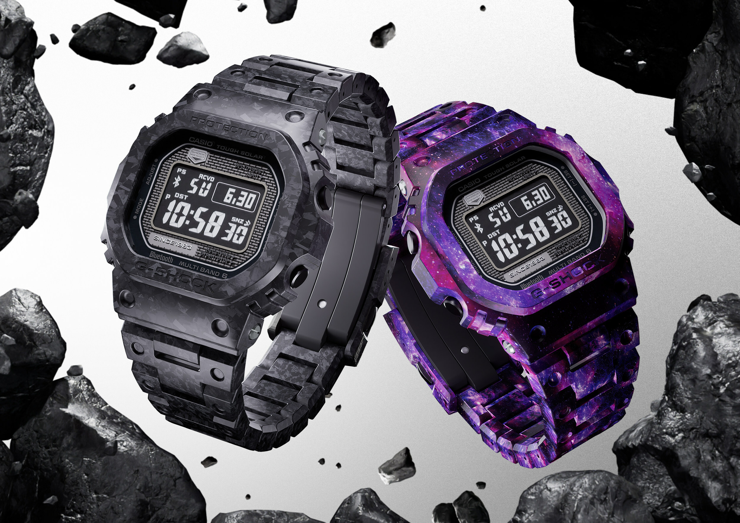 Casio to Release G-SHOCK Watches Made with Different Types of Carbon Materials