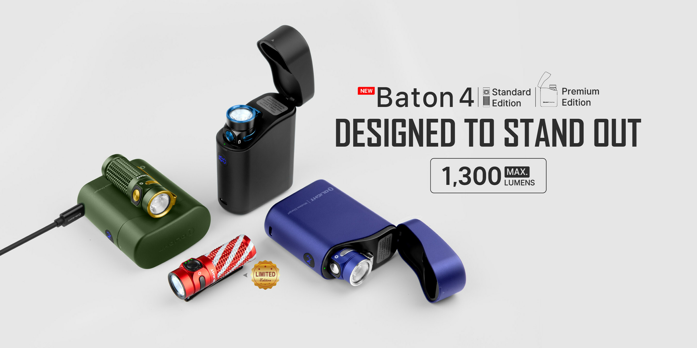 Olight Unveils Brand New Baton 4 / Premium Edition and Warrior X4 for Black Friday