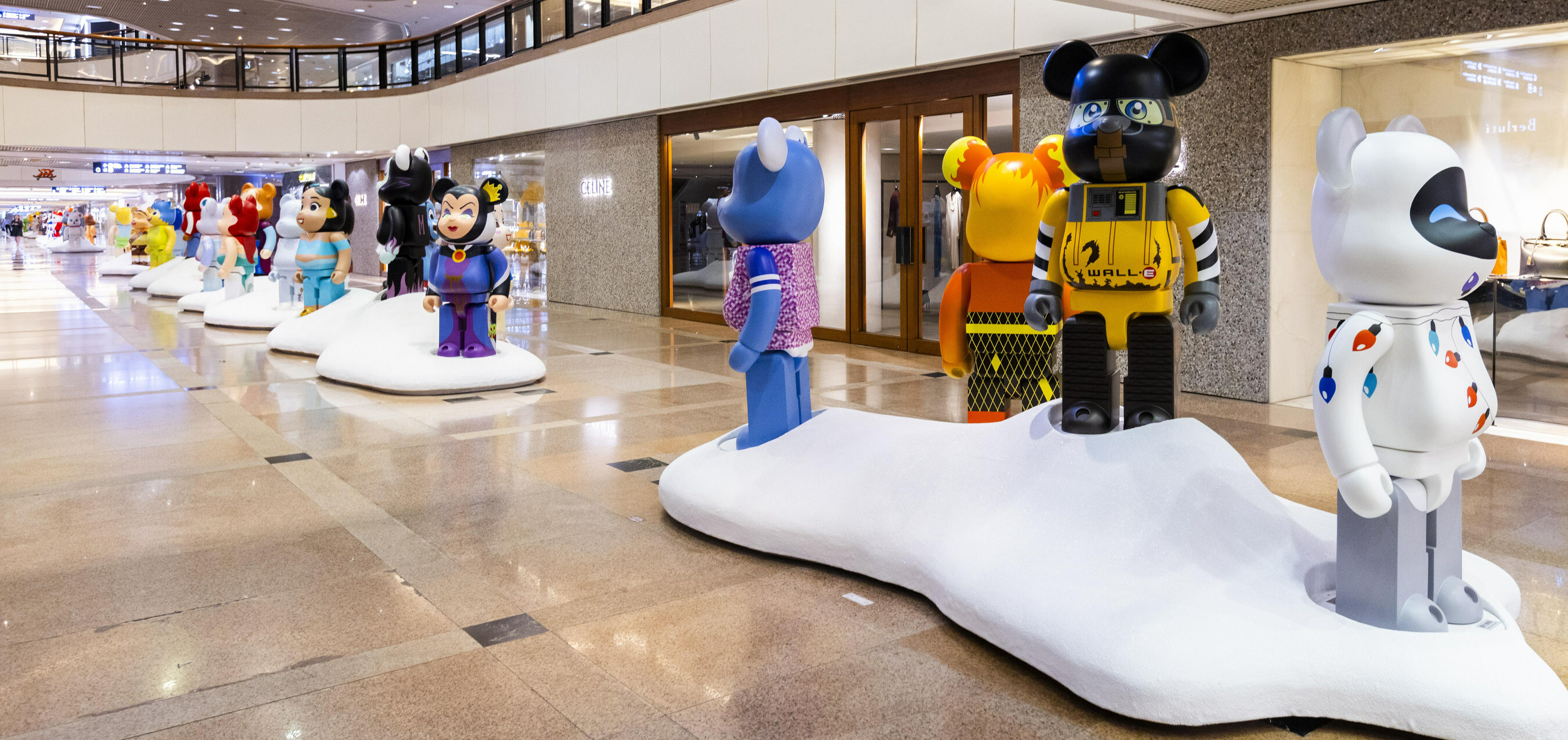 Hong Kong largest mall, Harbour City presents the Disney-themed Christmas event introducing 100 unique 2000% Disney BE@RBRICKs for charity sale