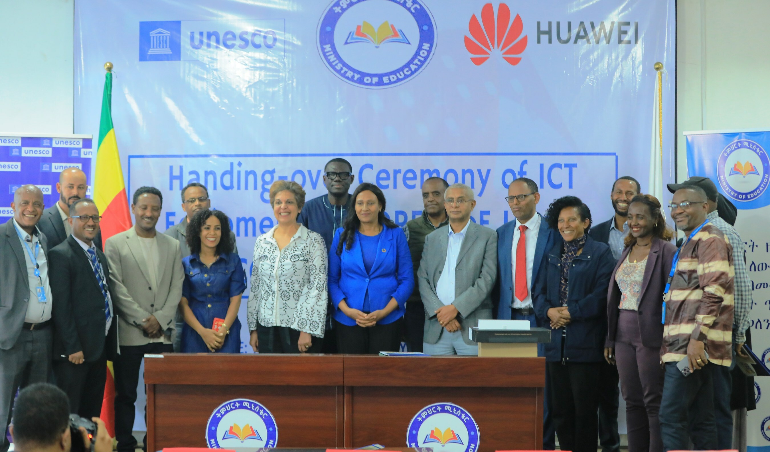 Huawei and UNESCO Donate ICT Equipment to Ethiopia's MoE Under Open Schools Project