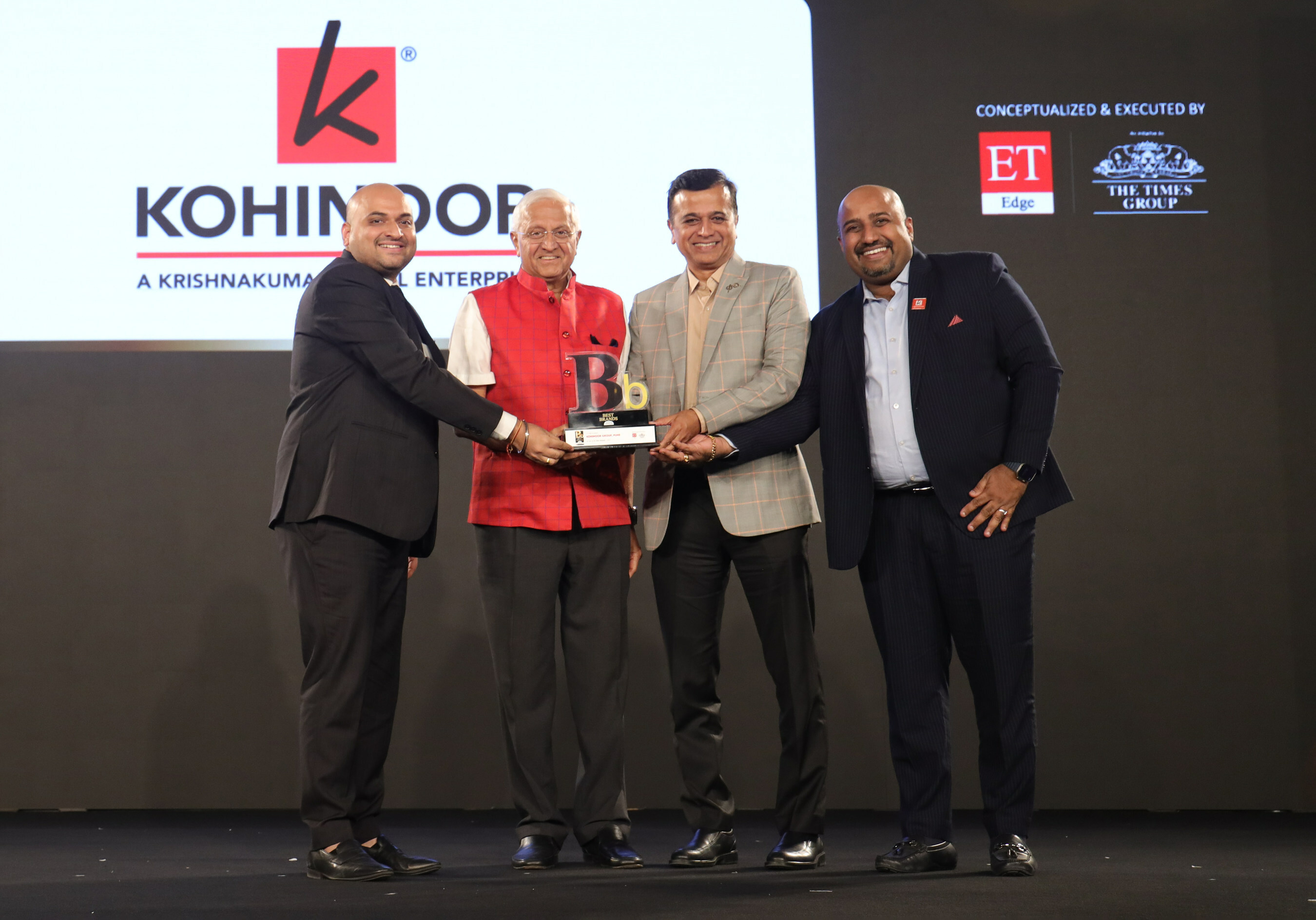 Kohinoor Group Clinches Best Brands 2023 Award, Standing Out Amongst Hundreds of National Brands, Reflecting Visionary Leadership and Transformative Initiatives