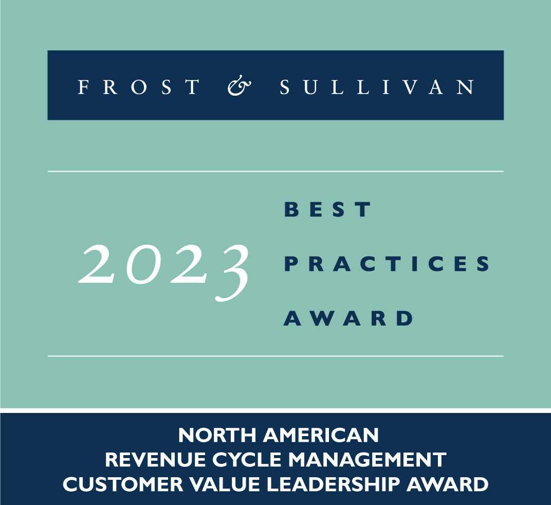 Greenway Health Earns Frost & Sullivan's 2023 North American Revenue Cycle Management Customer Value Leadership Award for Consistently Delivering Products and Services that Enhance Health Providers and Patients Experiences