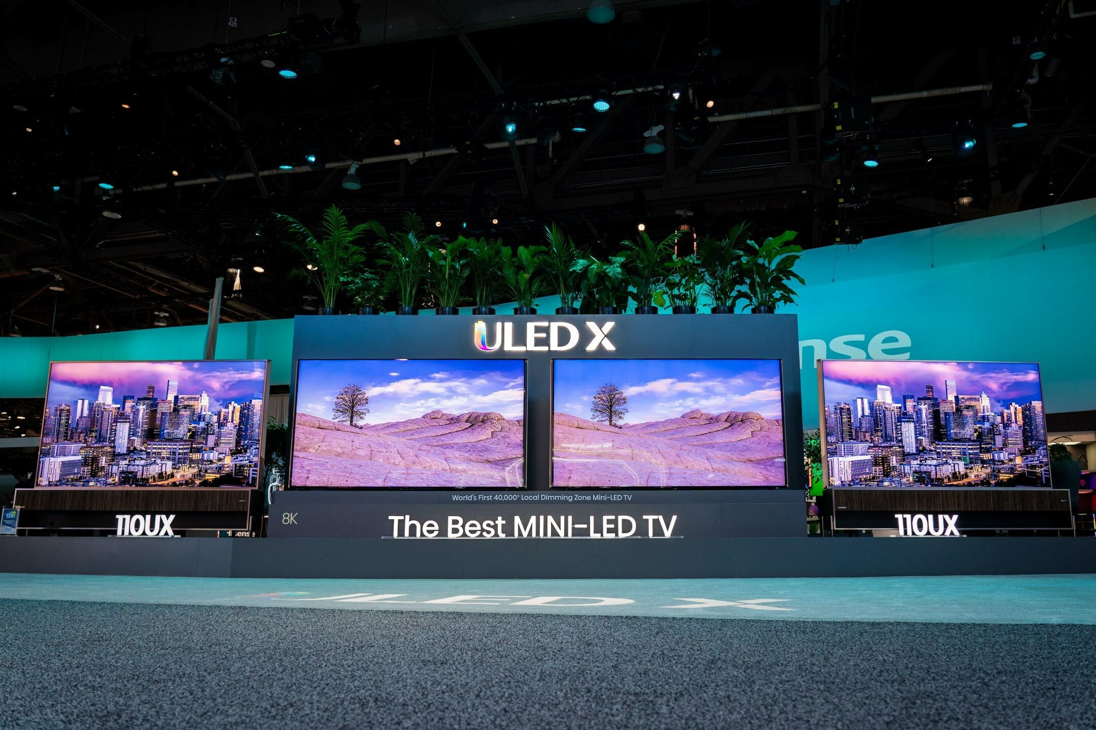 HISENSE EXHIBITS NEW ULED X TV, SMART REFRIGERATOR AND DISHWASHER AT CES 2024