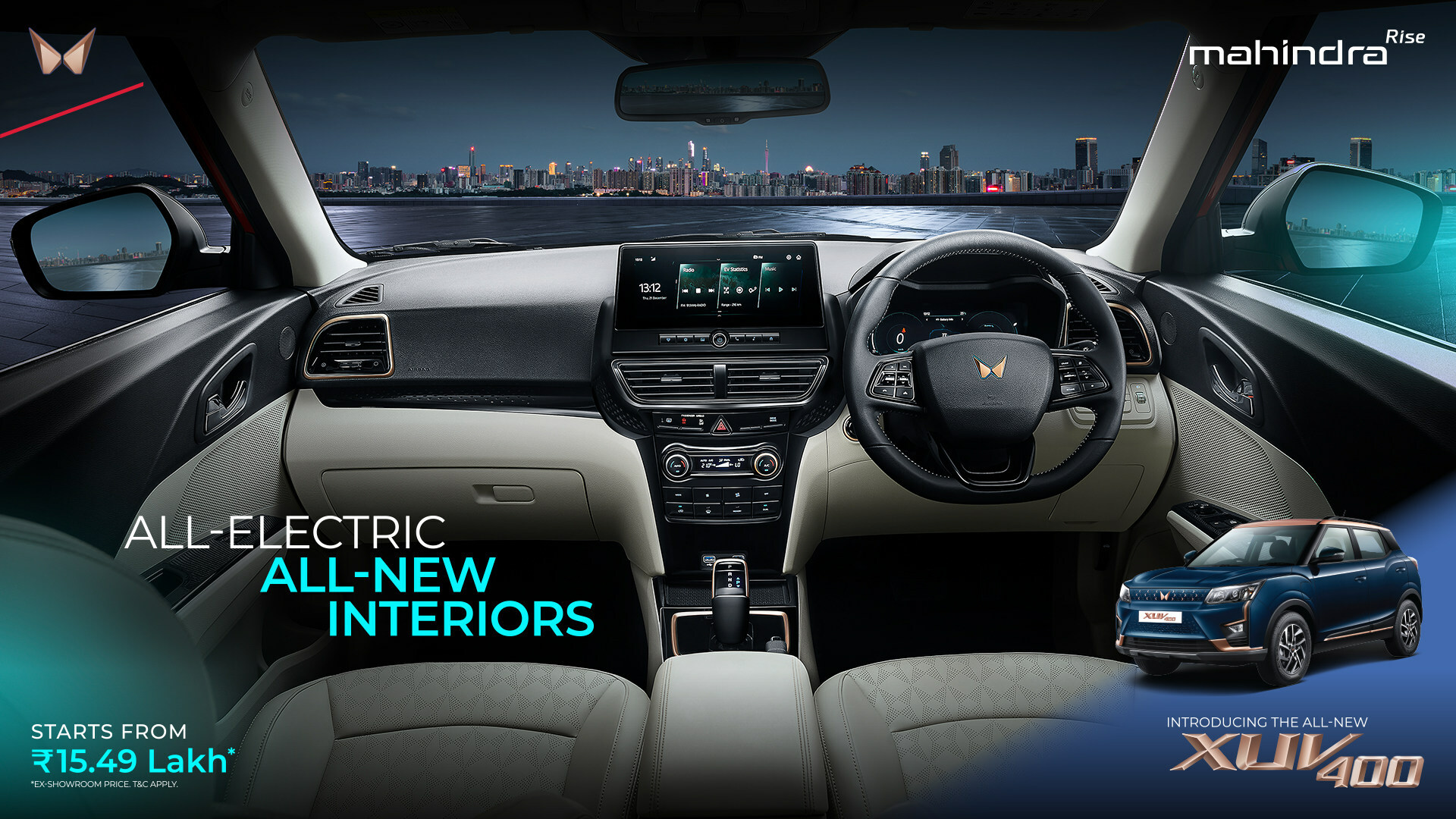 Mahindra Introduces the All-Electric XUV400 Pro Range, Starting at an Introductory Price of INR 15.49 Lakh