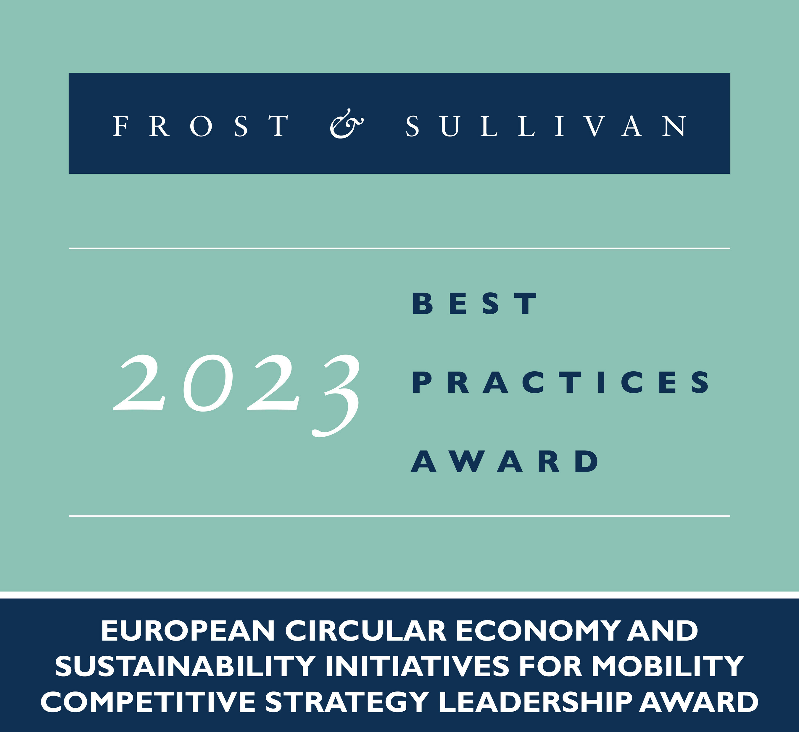 Valeo Applauded by Frost & Sullivan for Minimizing Resource Consumption, Supporting Greener Mobility, and Its Competitive Strategies