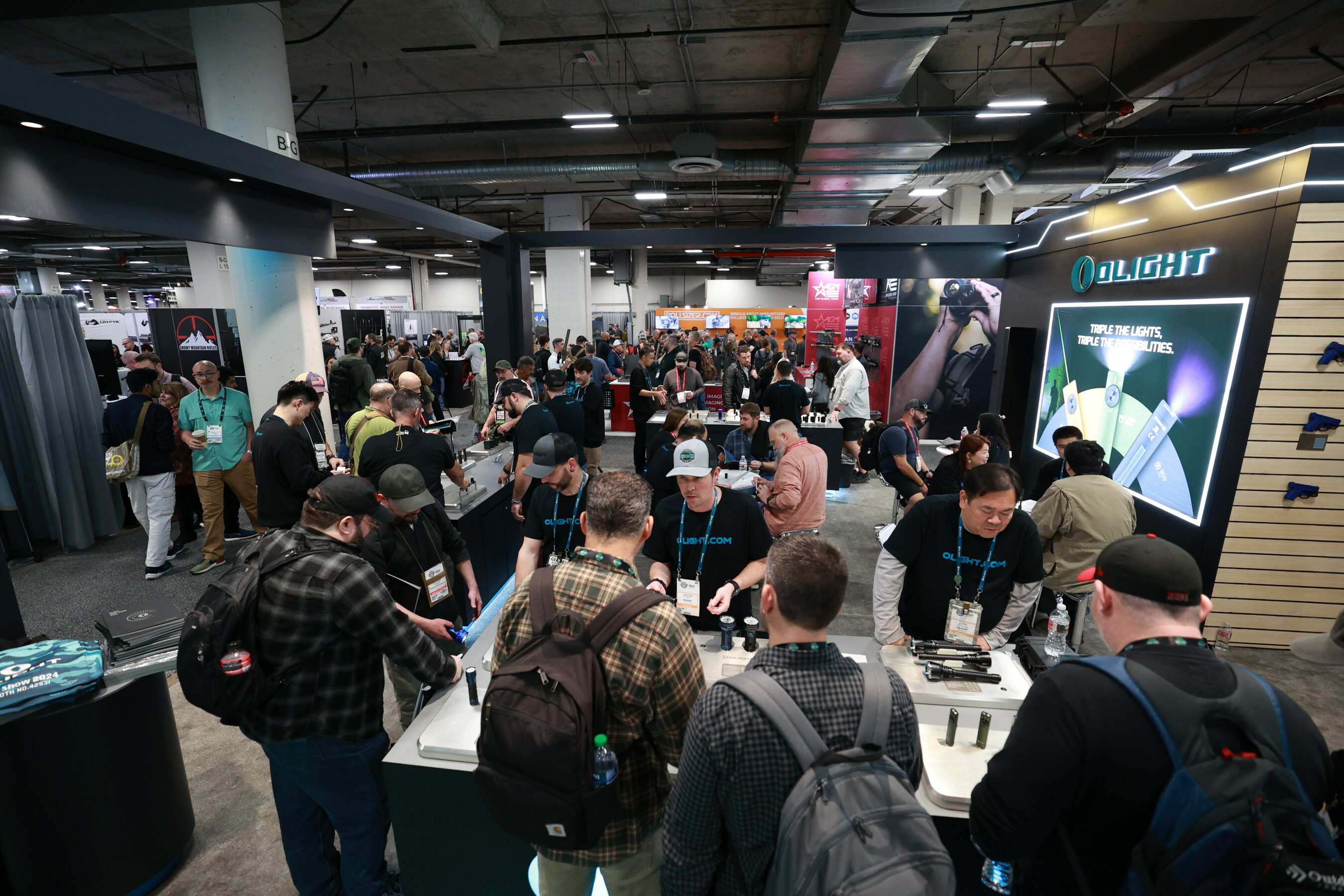 OLIGHT Shines Bright at SHOT Show 2024: A Recap of Innovation and Super Customer Service