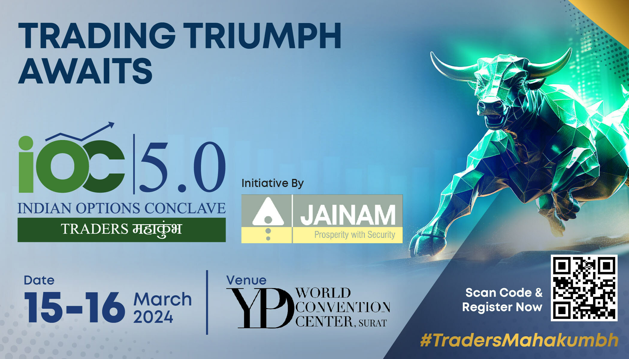 Jainam Broking Limited Announces Registration for Indian Options Conclave 5.0