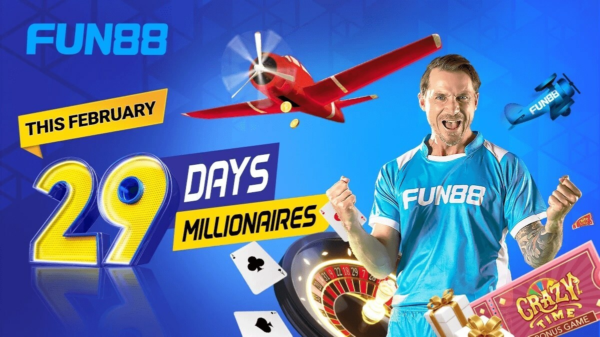 Fun88's Online Gaming Bonanza: 29 Days, 29 Millionaires Leap Year Celebration