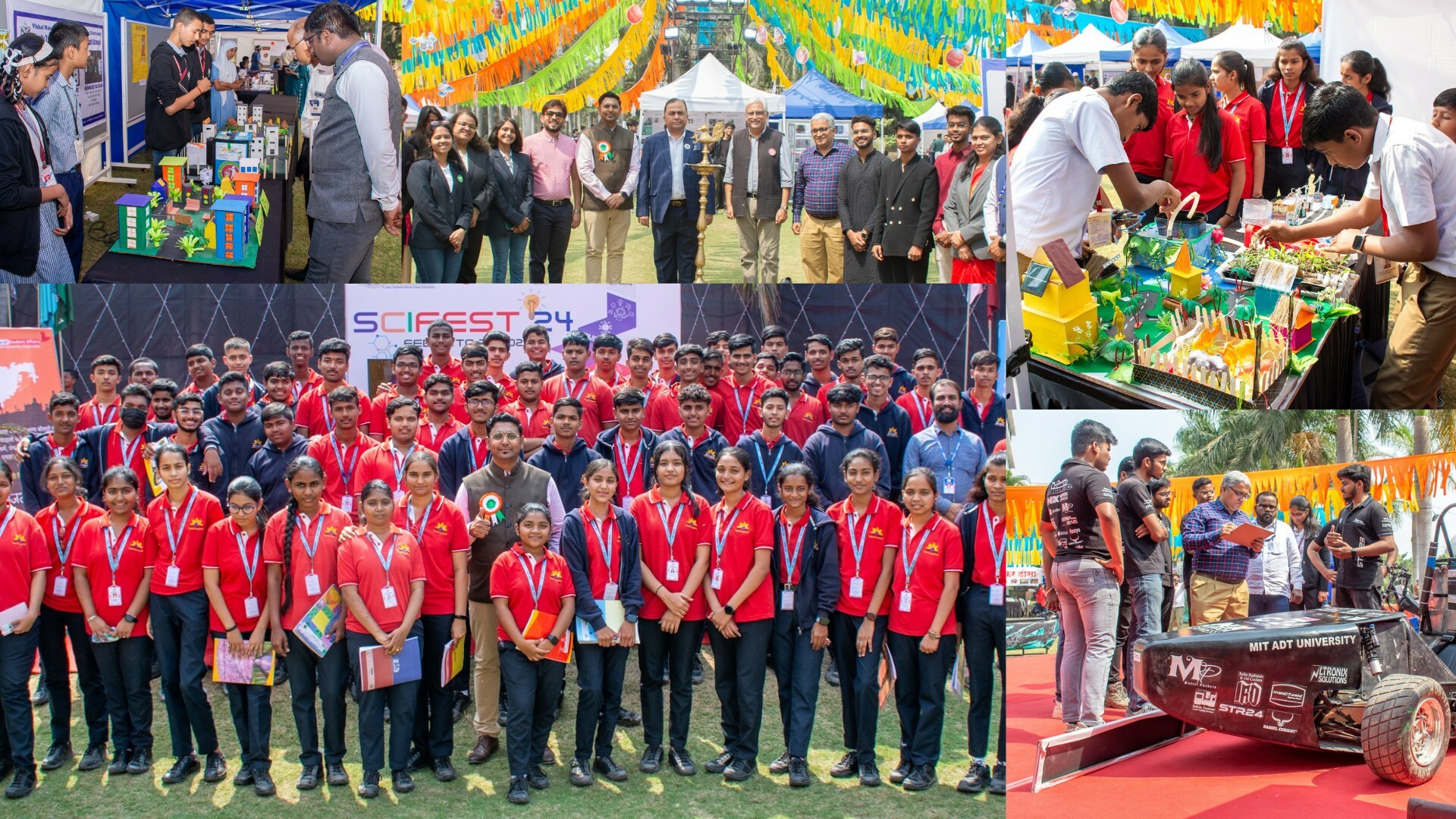 MIT Art, Design and Technology University Hosts Successful SciFest 2024, Showcasing Innovations Across Maharashtra