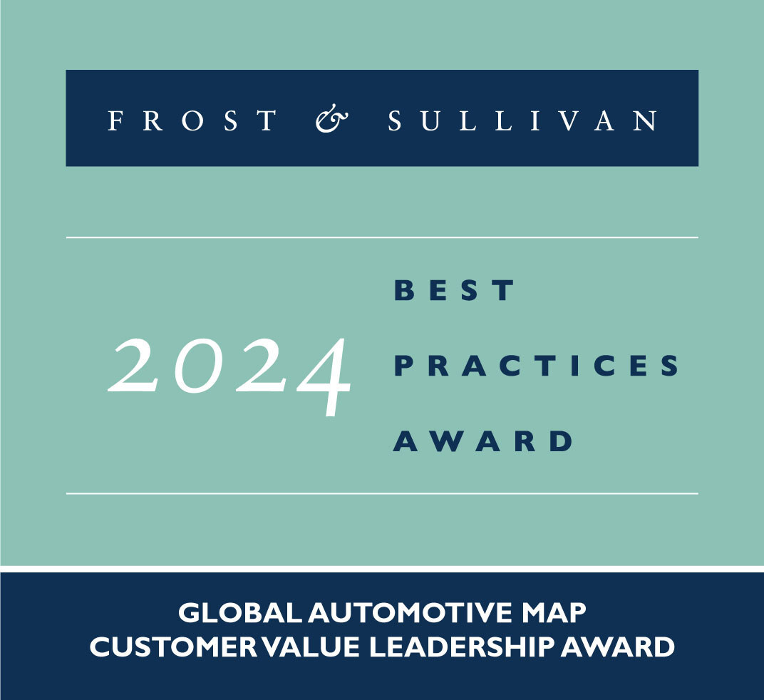 TomTom Applauded by Frost & Sullivan for Helping Drivers Navigate Complex Roadway Environments with its Detailed Orbis Maps for Automated Driving