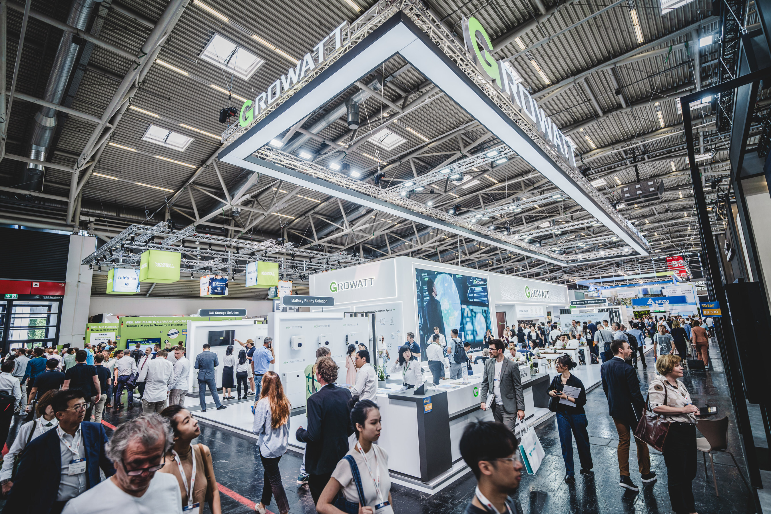 Growatt Unveils Comprehensive Solar and Energy Storage Solutions for Diverse Applications at Intersolar Europe 2024