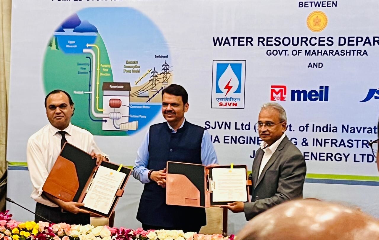 MEIL Signs MoU with Maharashtra Government for Development of 4000 MW Pumped Storage Hydro Projects