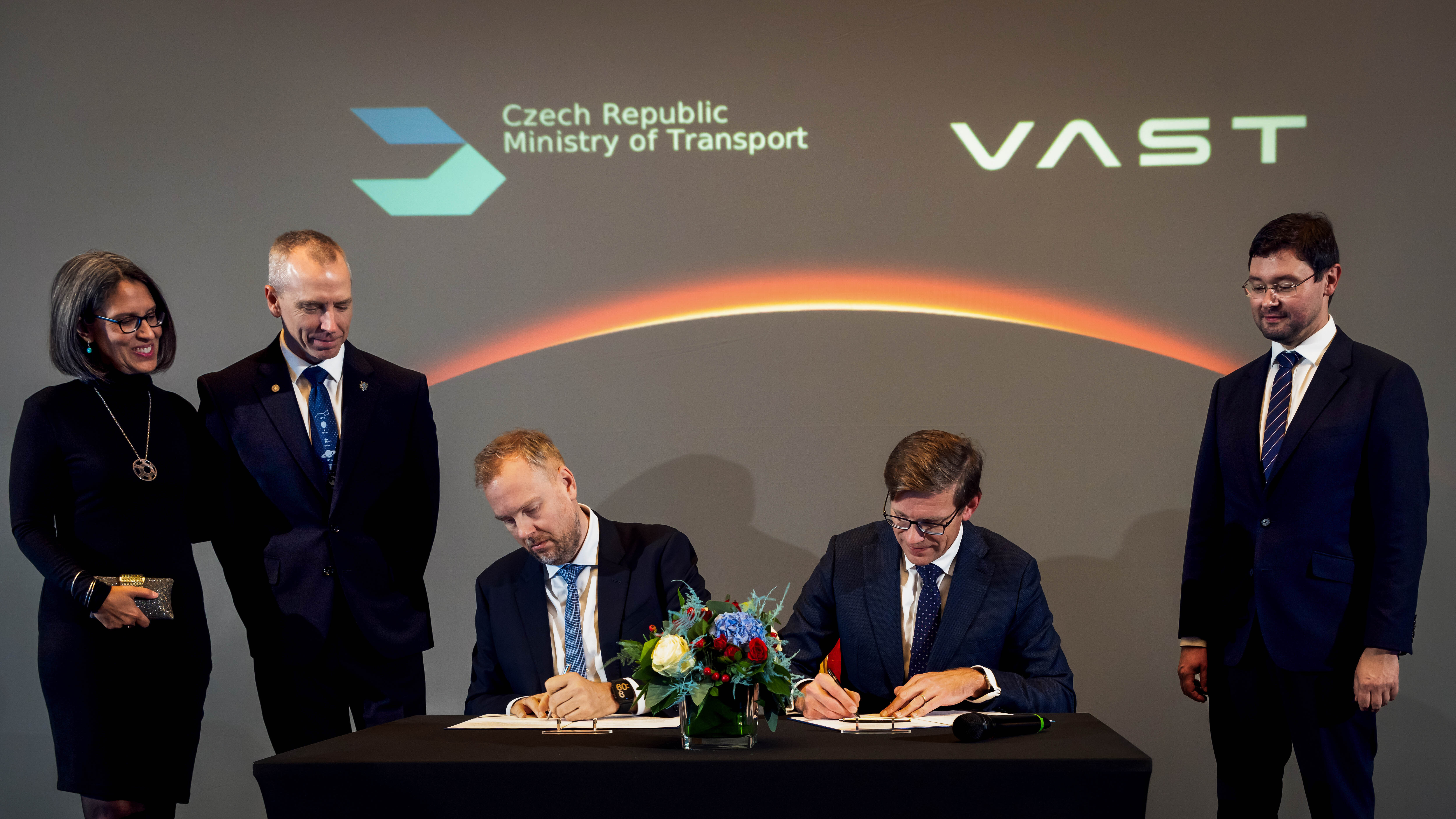 Czech Ministry of Transport Signs Memorandum of Understanding (MoU) with Vast to Partner on Engagement with Czech Space Industry