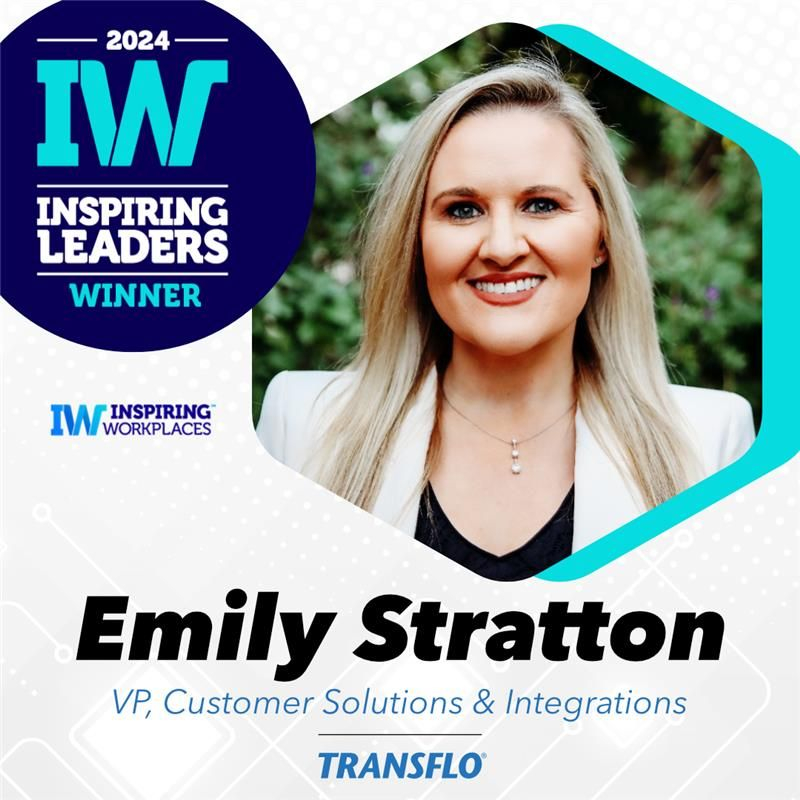 Transflo’s Emily Stratton Wins 2024 Inspiring Leaders Award