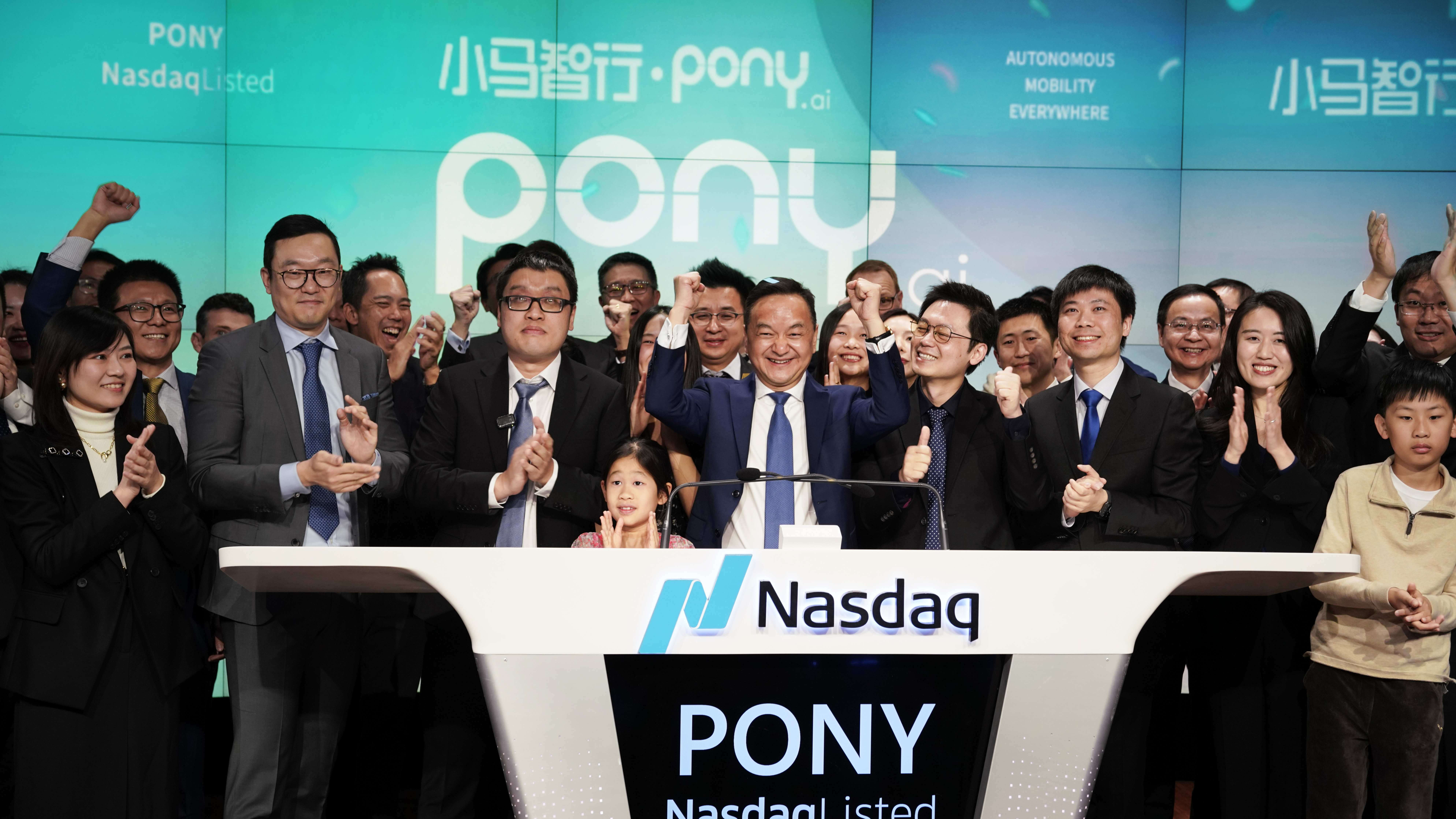 Pony.ai Lists on Nasdaq