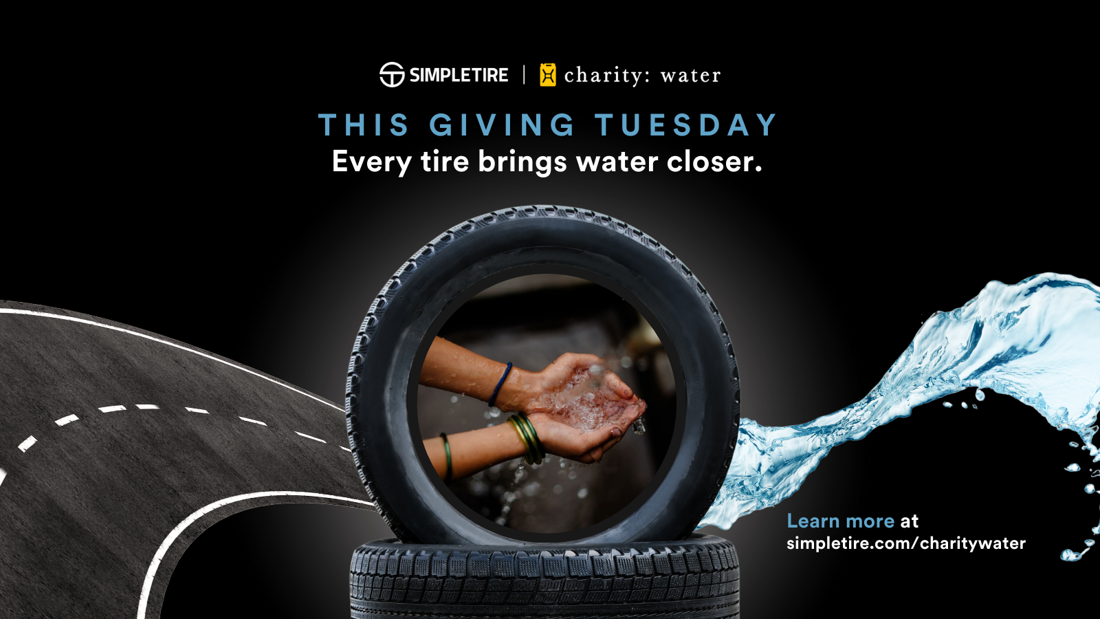 SimpleTire Donates $10,000 to charity: water to Provide Clean Water to Communities in Need