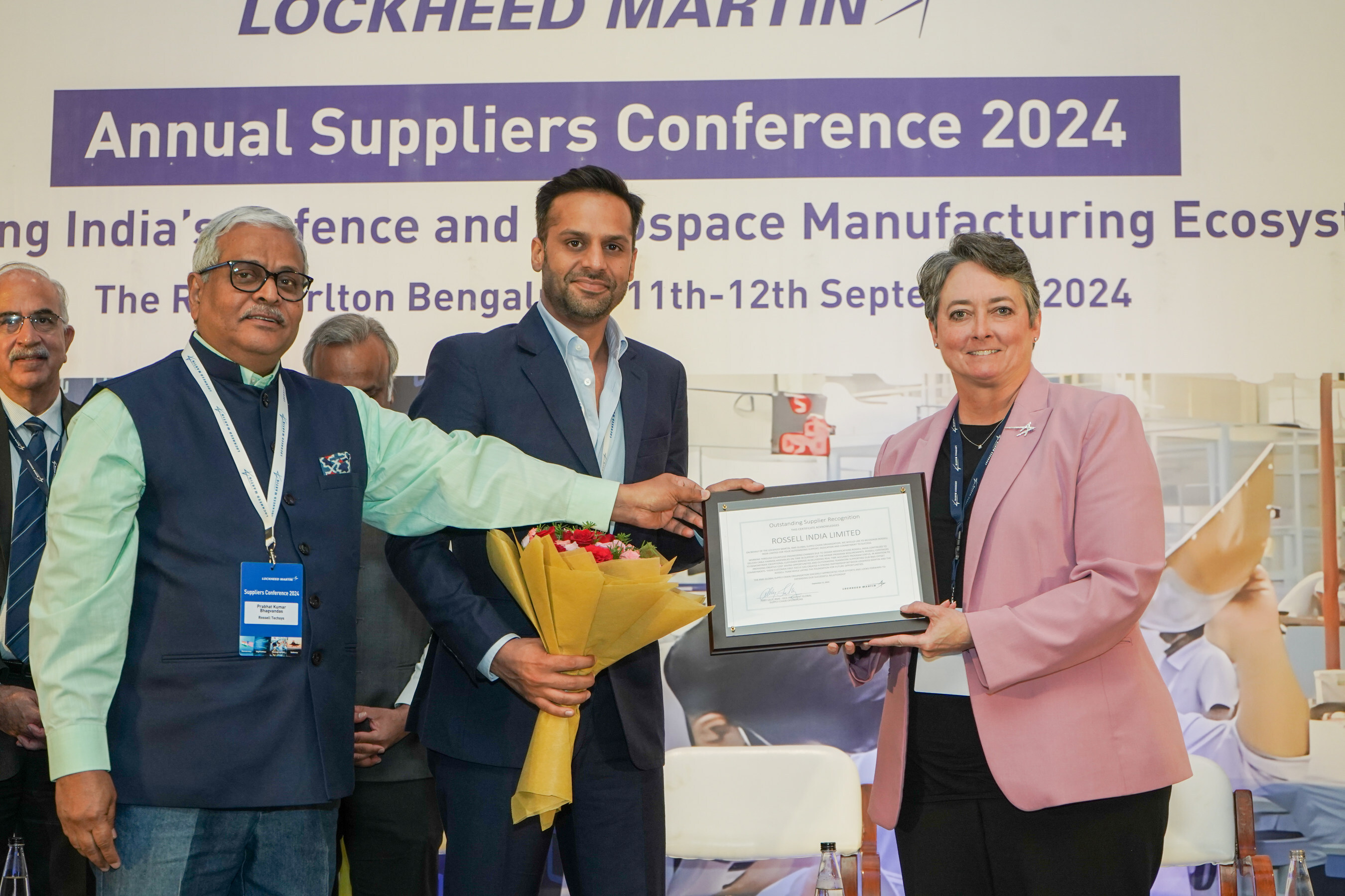 Rossell Techsys Ltd. Receives Outstanding Supplier Recognition from Lockheed Martin at the 10th Lockheed Martin Suppliers Conference