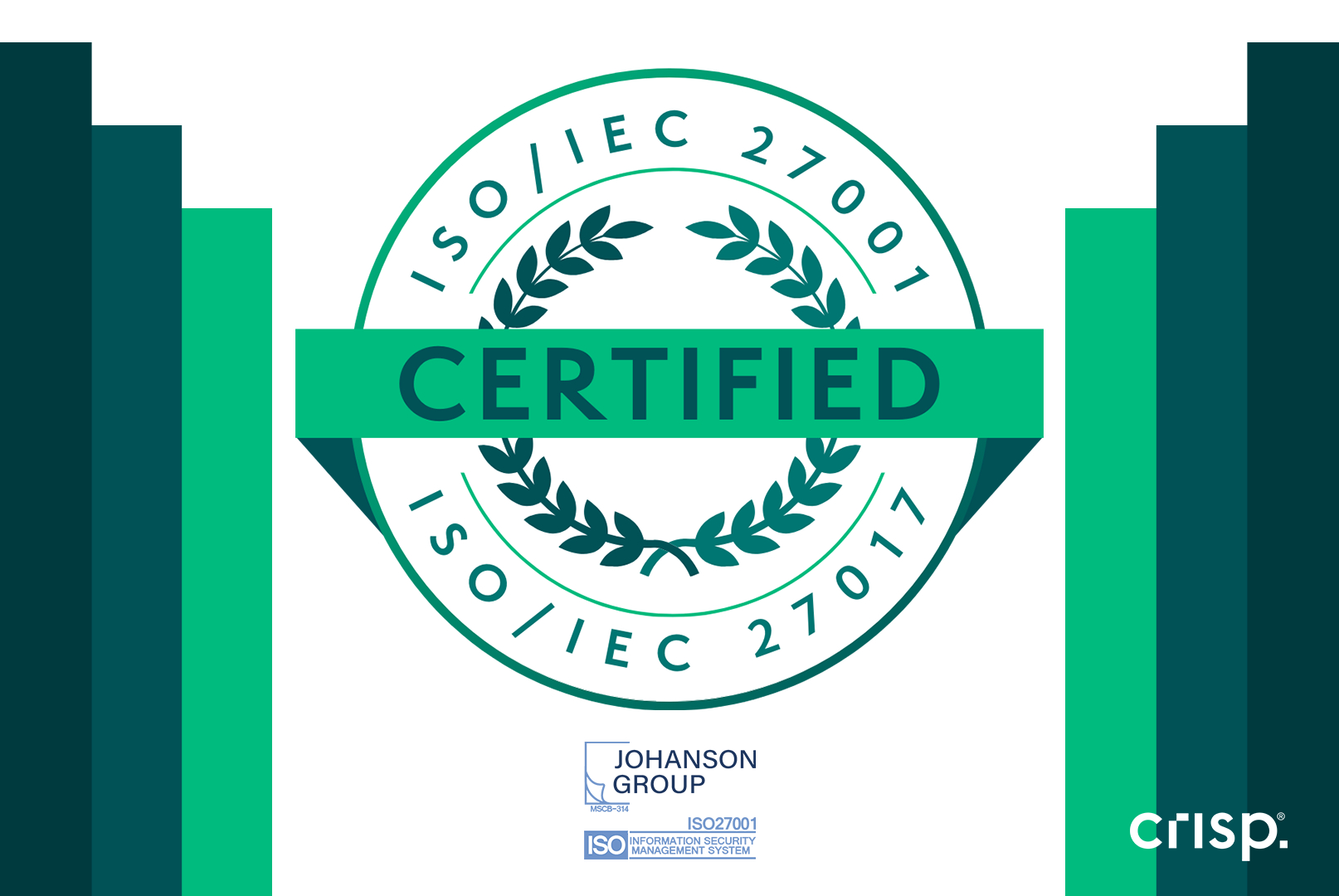 Crisp Achieves ISO/IEC 27001 and ISO/IEC 27017 Certification to Safeguard Information Security