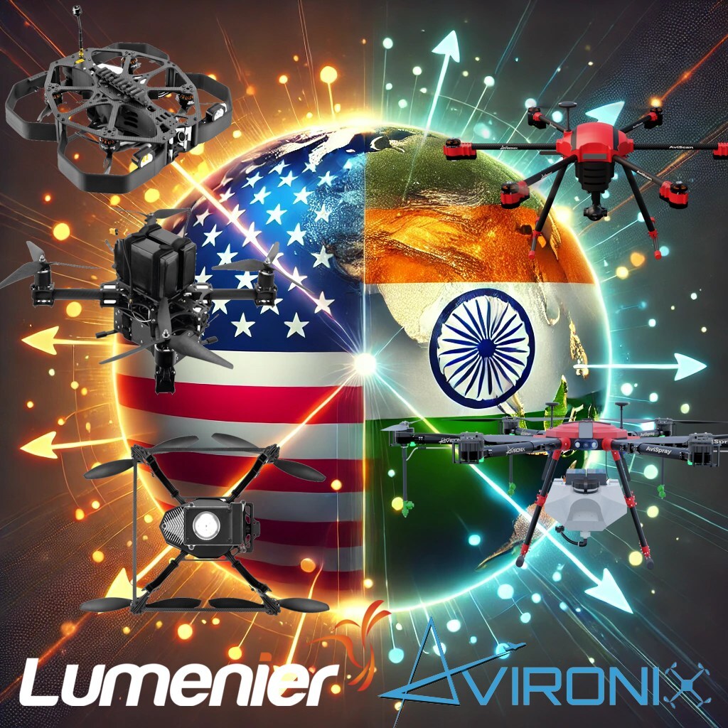 Avironix and Lumenier Announce Strategic Partnership to Revolutionize Drone Technology Exchange Between India and the USA