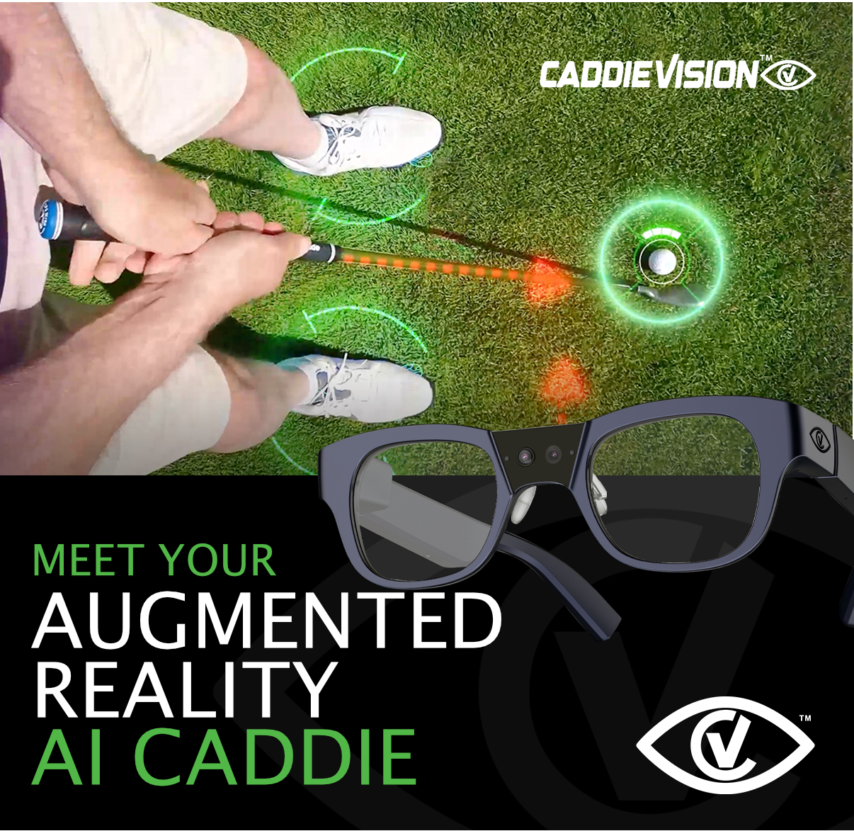 Perfect Your Golf Game with CaddieVision™: An Augmented Reality AI Caddie Now Available on Indiegogo