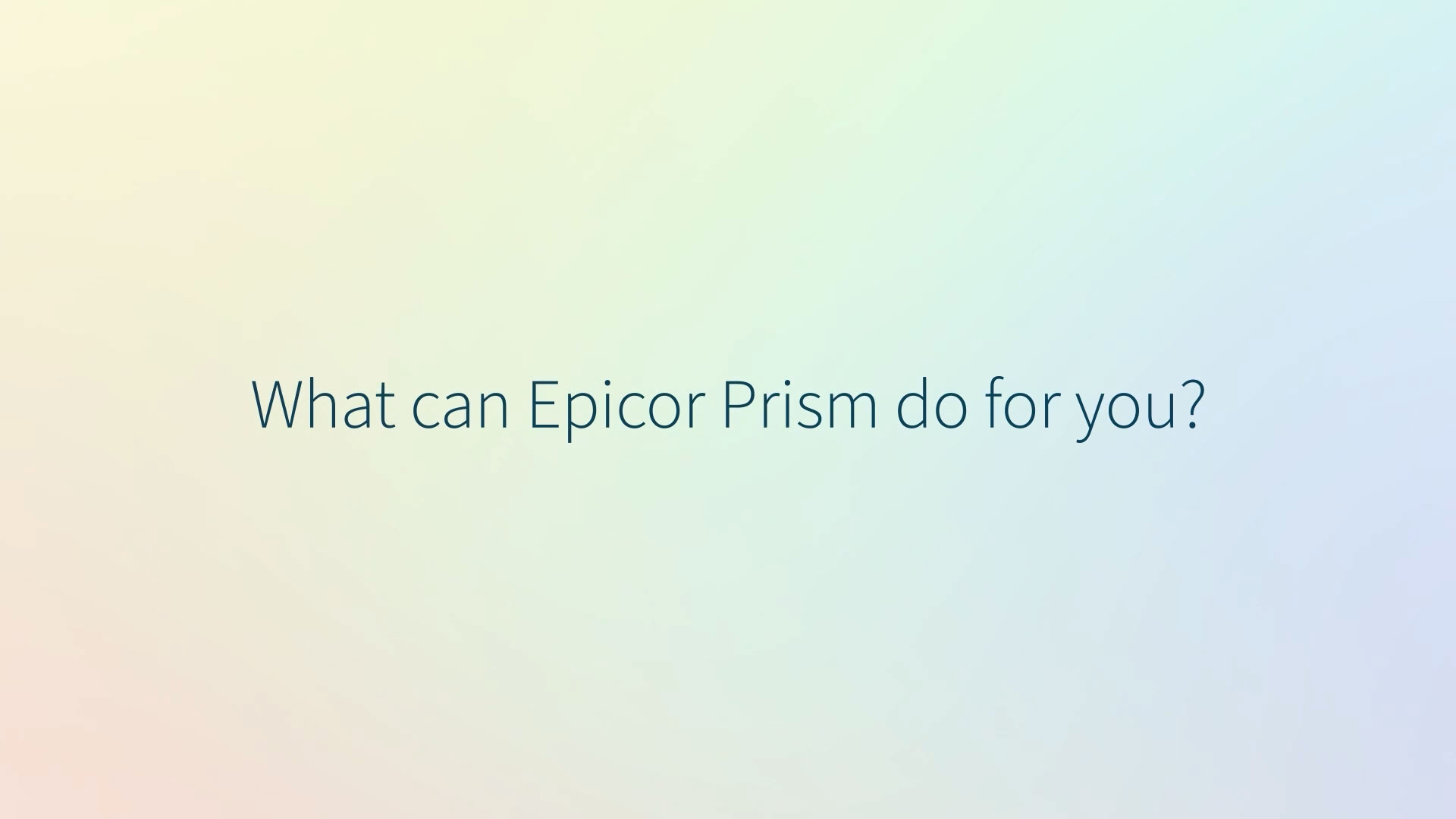 New Epicor Prism Vertical AI Agents Revolutionize How Frontline Workers Surface and Act on Enterprise Intelligence