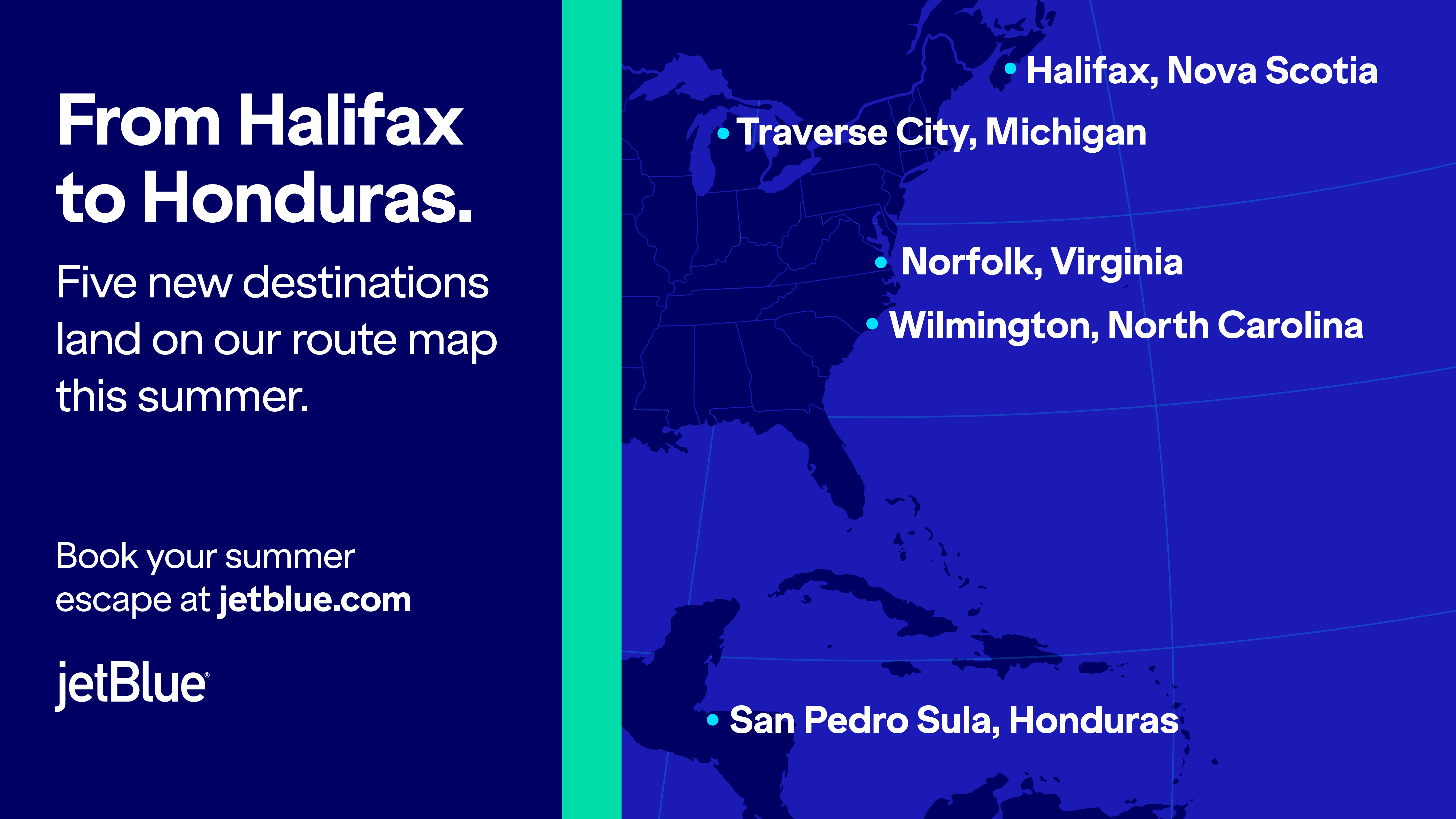 JetBlue Enhances Summer Travel with New Routes and Destinations, Strengthening its East Coast Network