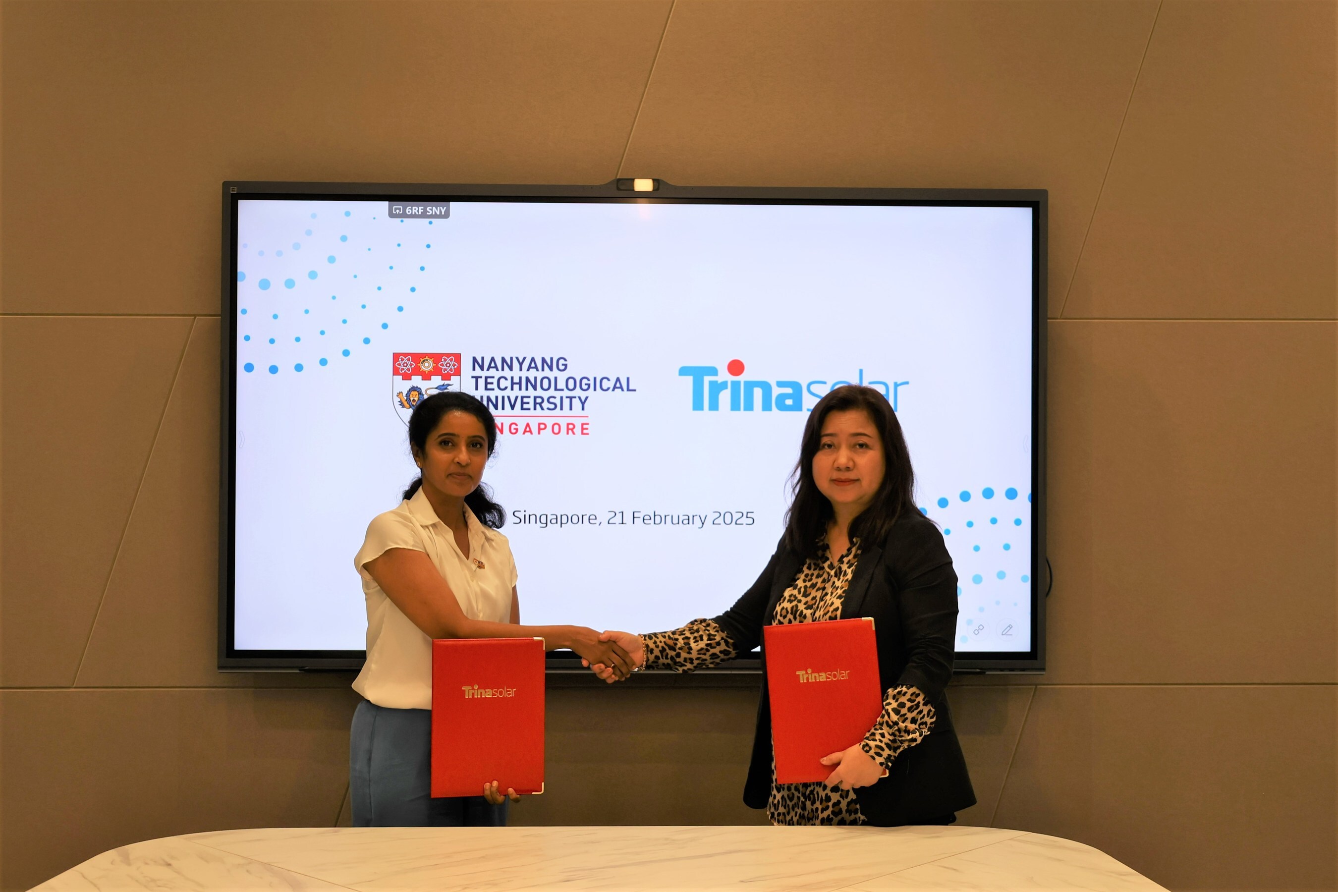 NTU Singapore and Trinasolar to advance AI-powered smart energy storage solutions