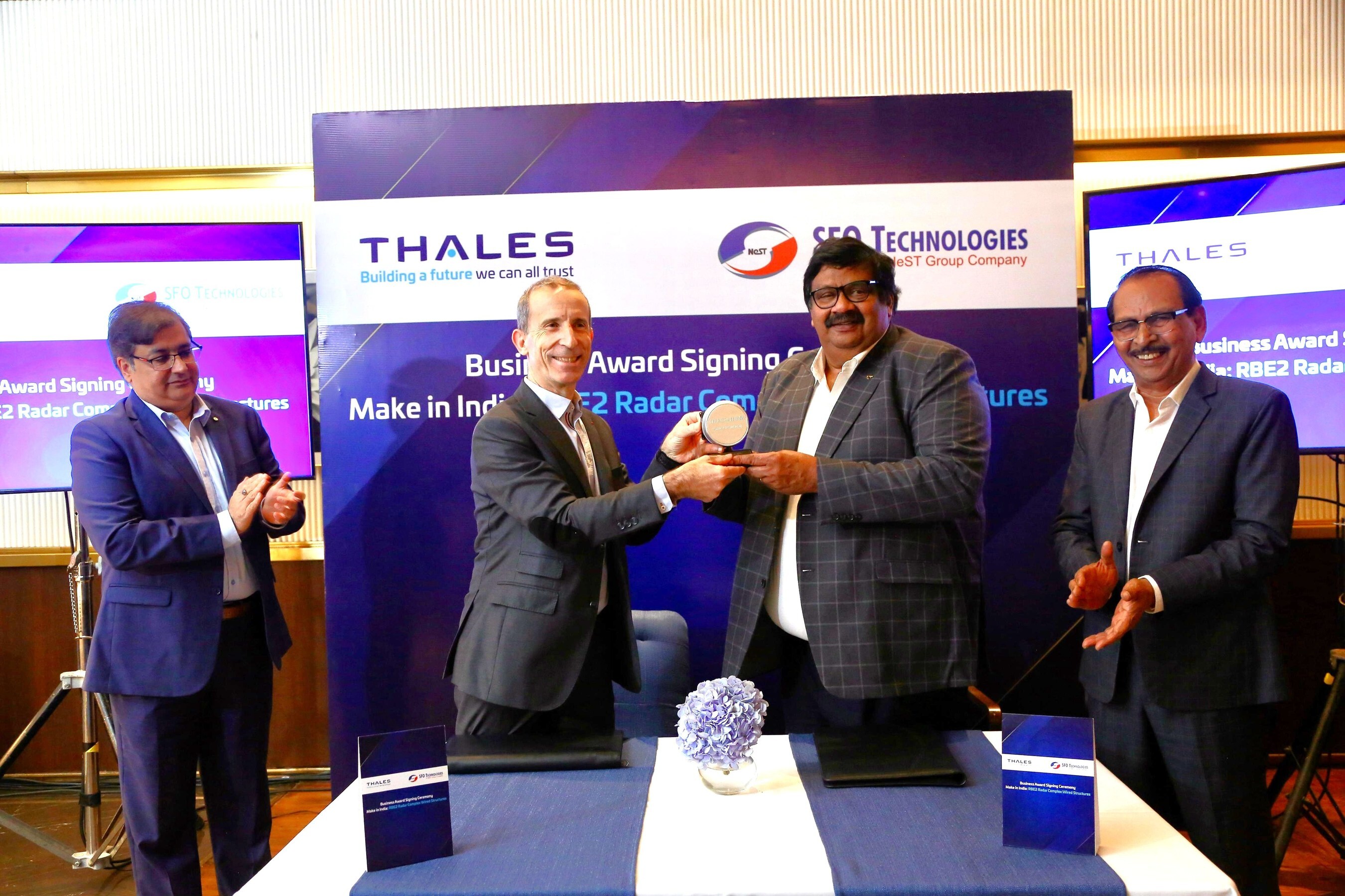 Thales awards SFO Technologies RBE2 Radar wired structures contract for Rafale under Make in India